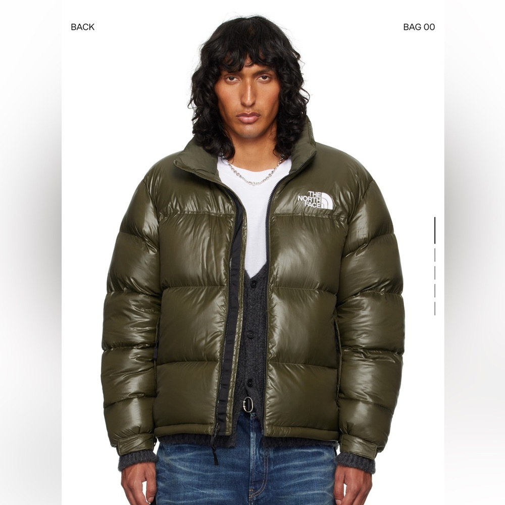 SSENSE Exclusive Khaki 1996 Retro Nuptse Down Jacket